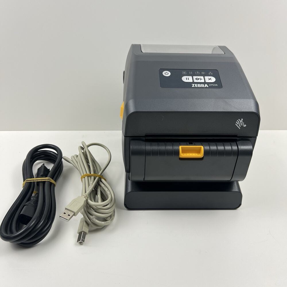 Zebra ZP506 Direct Thermal Barcode Label Printer 203 DPI USB (ZP506-1000-1025)
